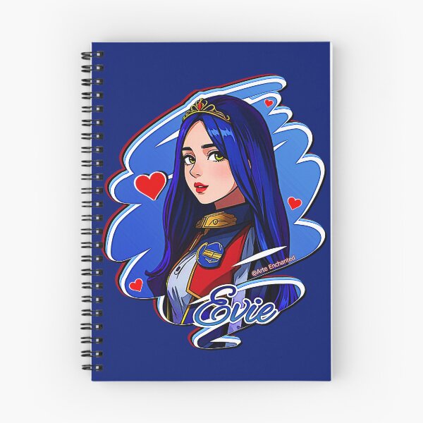 Item preview, Evie Blue Princess - Descendants 3 Manga Anime Cartoon Pop Art Style  designed and sold by Arte Enchanted.
