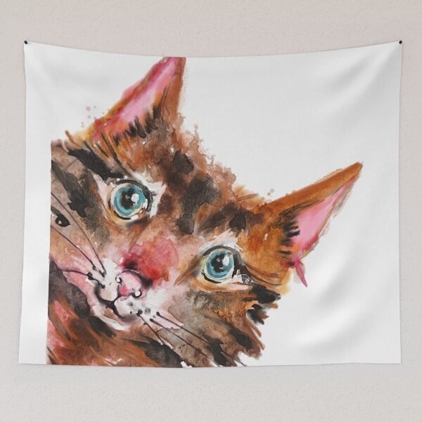 Item preview, Curious Cat: Caught in the Act! designed and sold by adriaquart.