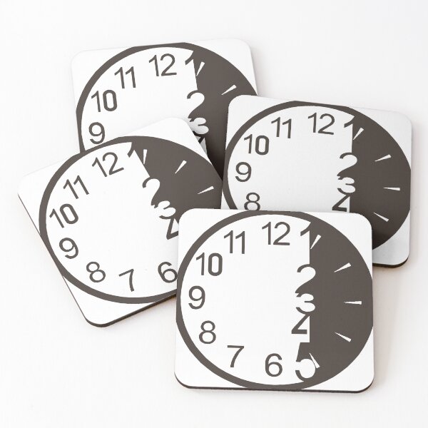 Item preview, stylized clock designed and sold by Numbers-Art.