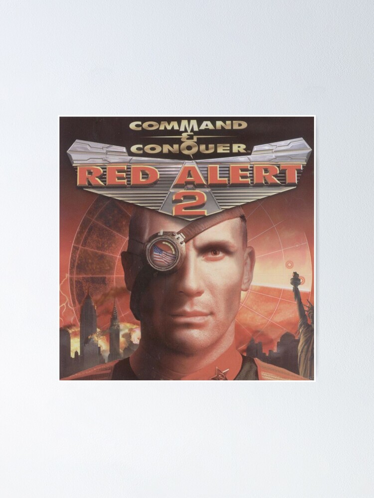 Command and Conquer Red Alert Cover" Poster for Sale by MammothTank |