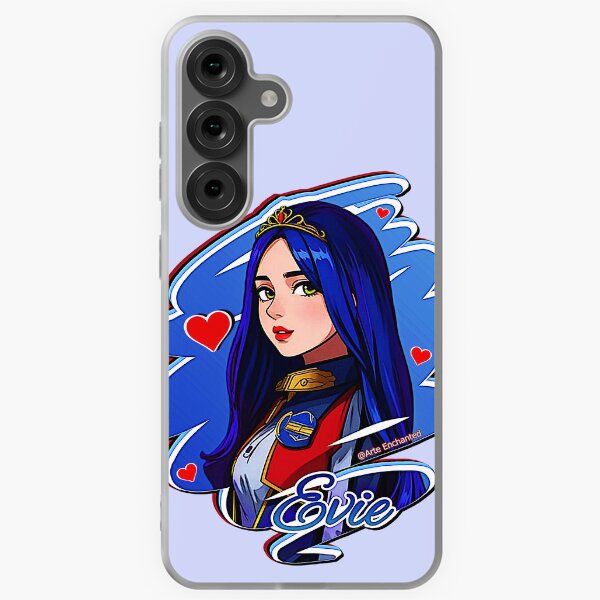 Item preview, Evie Princesa Azul Estrella - Descendientes 3 Manga Anime Dibujos animados Estilo Pop Art designed and sold by Arte Enchanted.