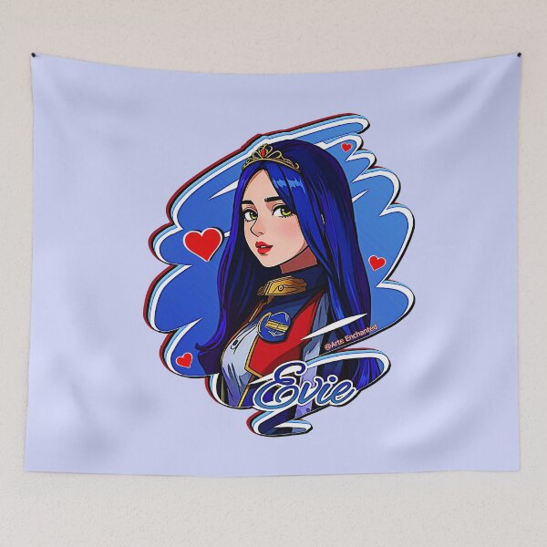 Item preview, Evie Blue Princess Star - Descendants 3 Manga Anime Cartoon Pop Art Style  designed and sold by Arte Enchanted.