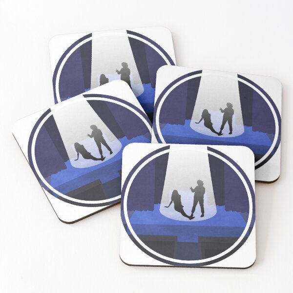 Item preview, Doing It Live - Theatrical Stage Scene in Blue Art Print designed and sold by Justin Pierce.