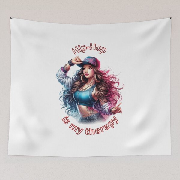 Item preview, “Hip-hop is my therapy” designed and sold by CHRIST5000.