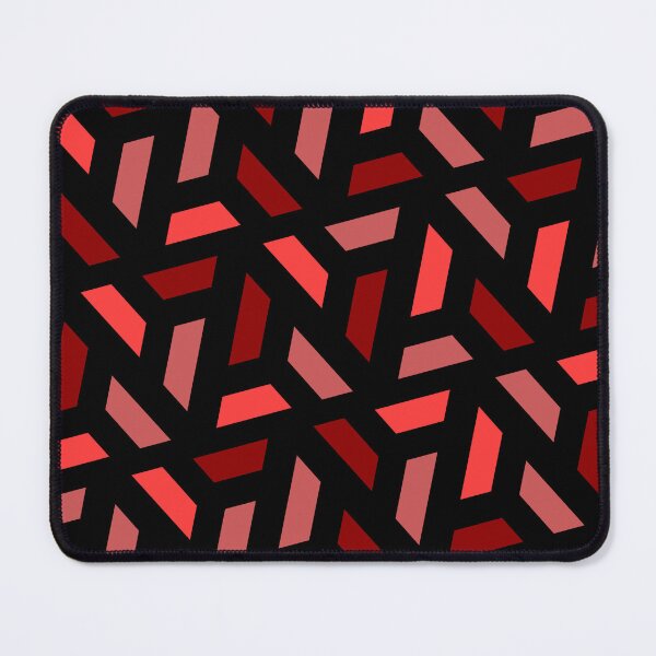 Item preview, Multicolor Red Tribute Repeating Triangles Continuous Seamless Composition designed and sold by Alchemy-A-La-G.