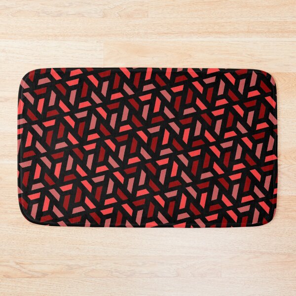 Item preview, Multicolor Red Tribute Repeating Triangles Continuous Seamless Composition designed and sold by Alchemy-A-La-G.