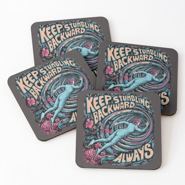 Item preview, quotimism keep stumbling backward always designed and sold by Imaginarium of Chaos falcon88 .