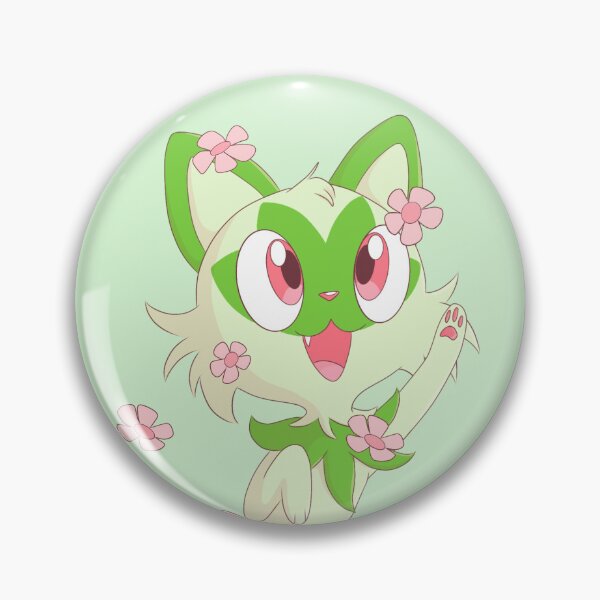 Item preview, Flower Sprigatito! designed and sold by PerrybearWaks.