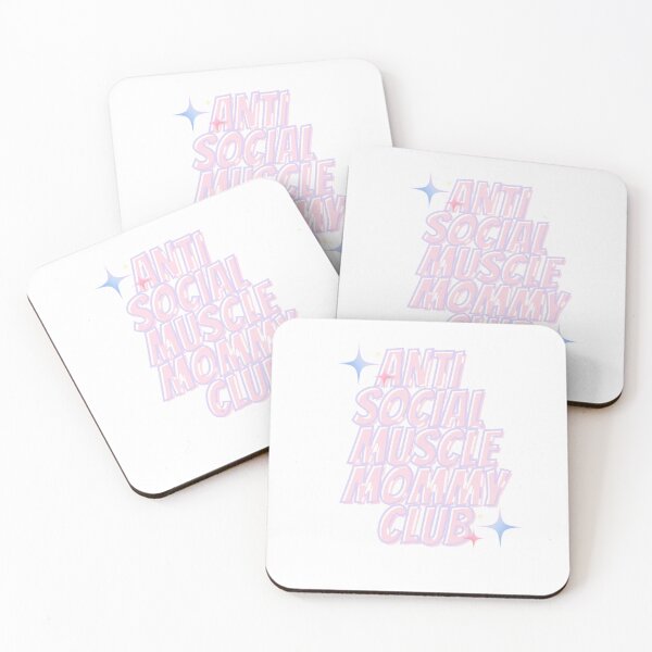 Item preview, Anti social muscle mommy club designed and sold by CandorWanted.