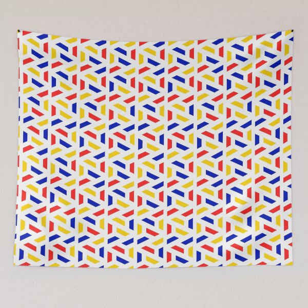Item preview, Multicolor Philippines Tribute Repeating Triangles Continuous Seamless Composition designed and sold by Alchemy-A-La-G.