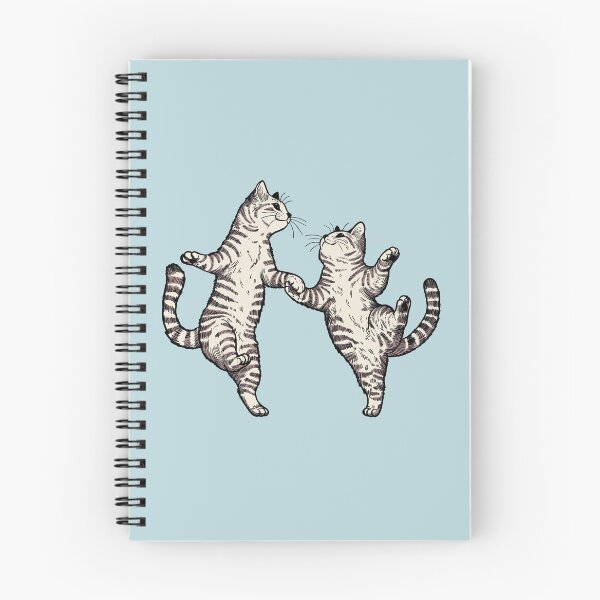 Item preview, The Dancing Tabby Cats designed and sold by KilkennyCat Art.