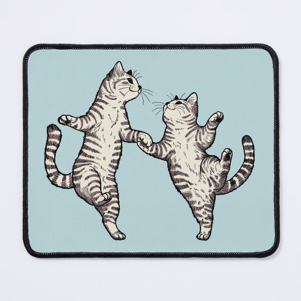 Item preview, The Dancing Tabby Cats designed and sold by KilkennyCat Art.