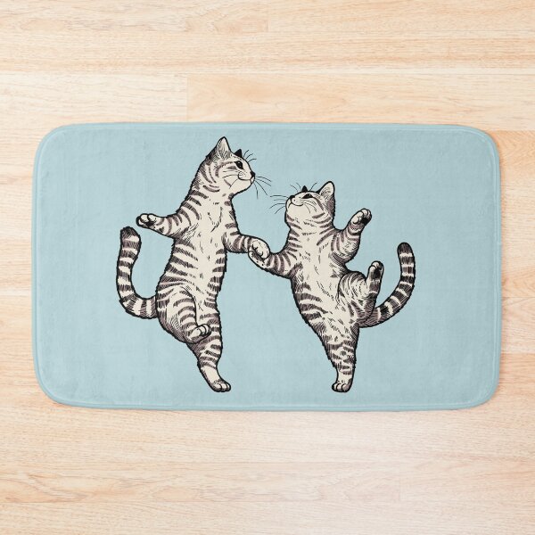 Item preview, The Dancing Tabby Cats designed and sold by KilkennyCat Art.