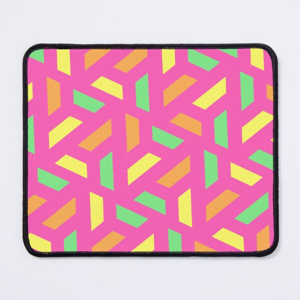 Item preview, Multicolor Sorbet Pink Sherbert Triangles Seamless Ordered Composition designed and sold by Alchemy-A-La-G.