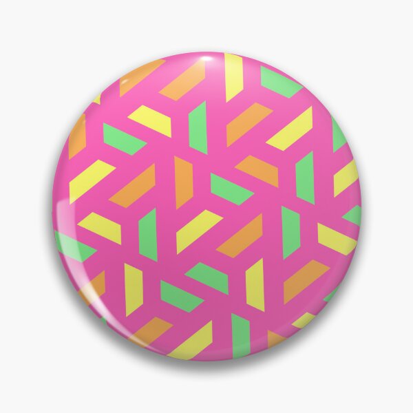 Item preview, Multicolor Sorbet Pink Sherbert Triangles Seamless Ordered Composition designed and sold by Alchemy-A-La-G.