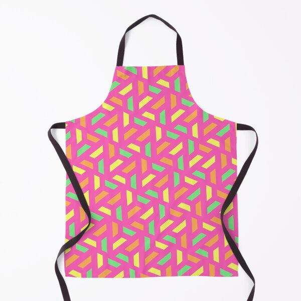 Item preview, Multicolor Sorbet Pink Sherbert Triangles Seamless Ordered Composition designed and sold by Alchemy-A-La-G.