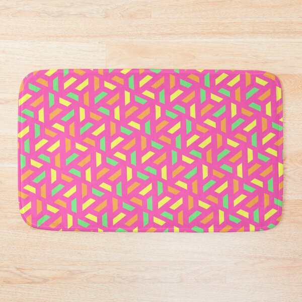 Item preview, Multicolor Sorbet Pink Sherbert Triangles Seamless Ordered Composition designed and sold by Alchemy-A-La-G.