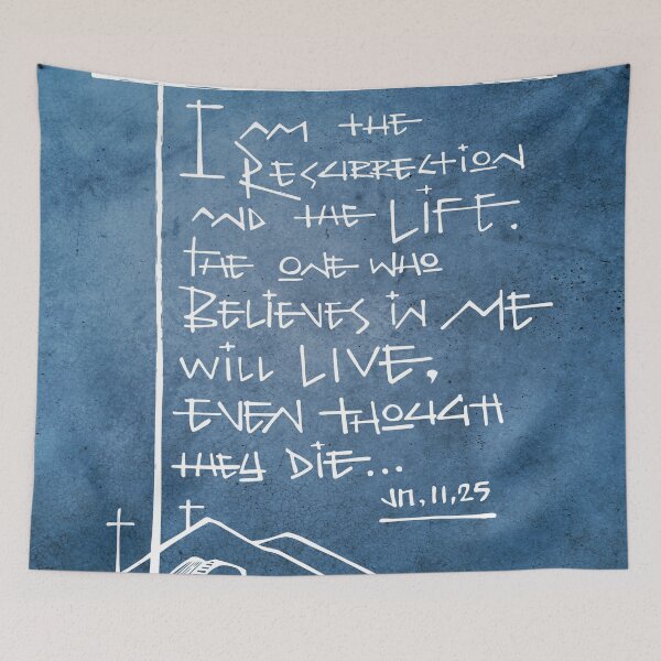Item preview, I am the Resurrection and the Life designed and sold by Iknu art.