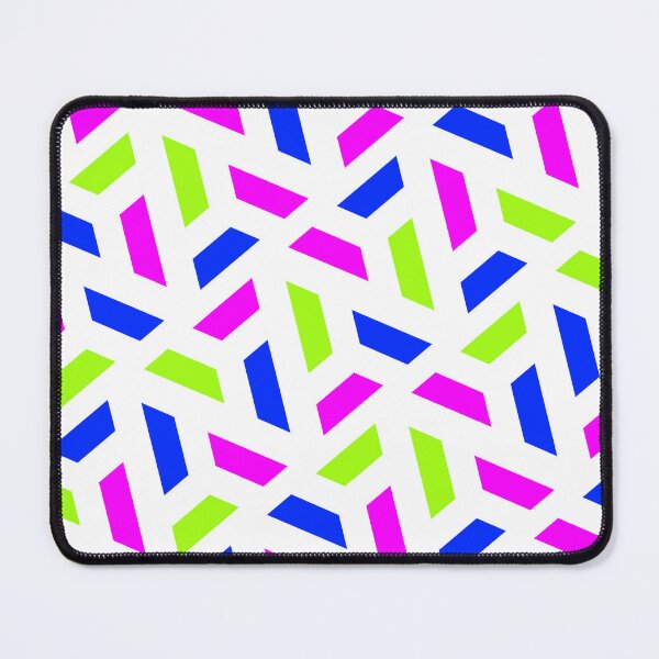 Item preview, Pink Multicolor Lime-Green Triangles Seamless Ordered Repeating Composition designed and sold by Alchemy-A-La-G.