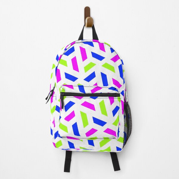 Item preview, Pink Multicolor Lime-Green Triangles Seamless Ordered Repeating Composition designed and sold by Alchemy-A-La-G.