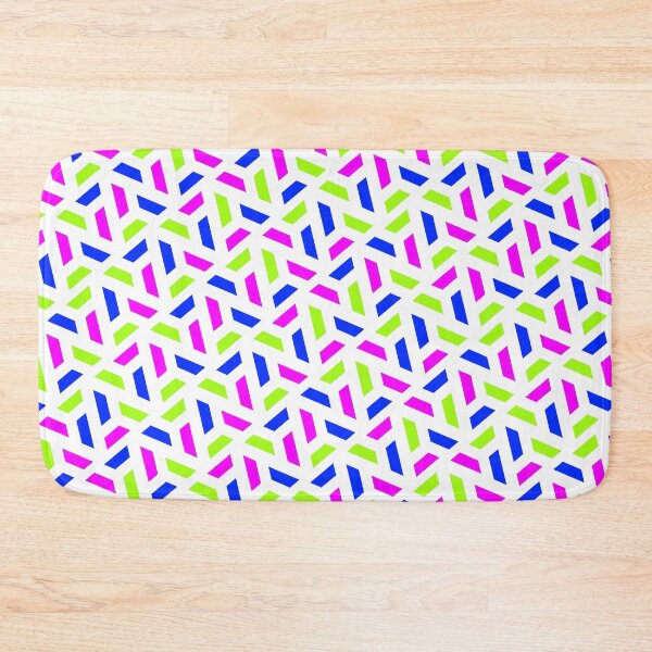 Item preview, Pink Multicolor Lime-Green Triangles Seamless Ordered Repeating Composition designed and sold by Alchemy-A-La-G.
