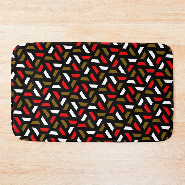 Item preview, Brown Multicolor Red Repeating Triangles Continuous Seamless Composition designed and sold by Alchemy-A-La-G.