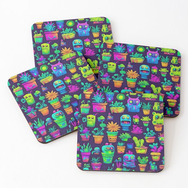 Item preview, Crazy Plants Wallpaper designed and sold by Zenvo.