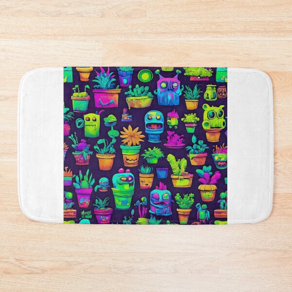Item preview, Crazy Plants Wallpaper designed and sold by Zenvo.