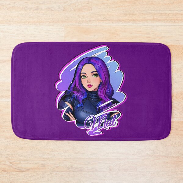 Item preview, Mal Purple Queen - Descendants 3 Manga Anime Cartoon Comics Style designed and sold by Arte Enchanted.