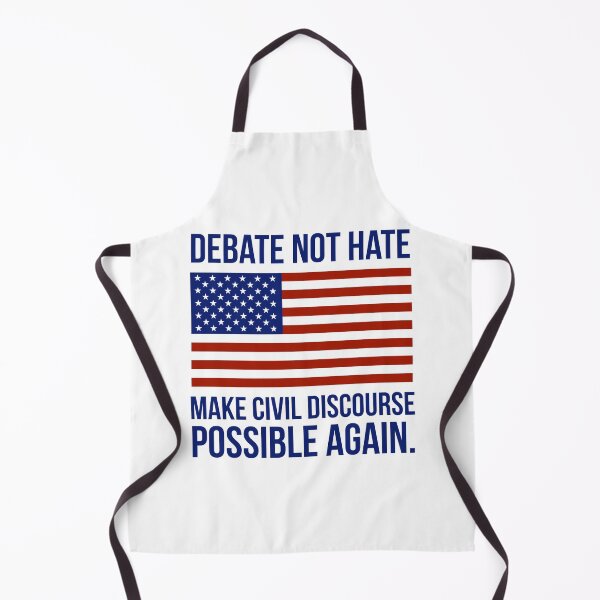Item preview, Debate not hate American flag patriotic design  designed and sold by Rachel the Artist .