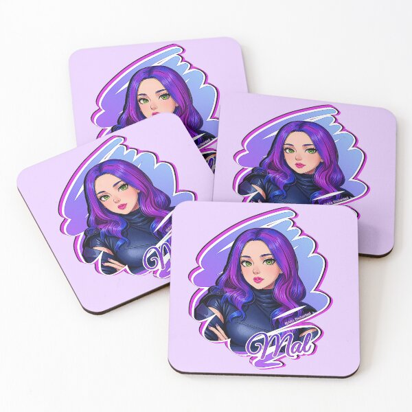 Item preview, Mal Purple Queen Star - Descendants 3 Manga Anime Cartoon Comics Style designed and sold by Arte Enchanted.