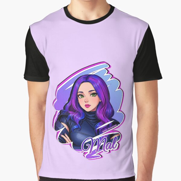 Item preview, Mal Purple Queen Star - Descendientes 3 Manga Anime Dibujos animados Estilo cómic designed and sold by Arte Enchanted.
