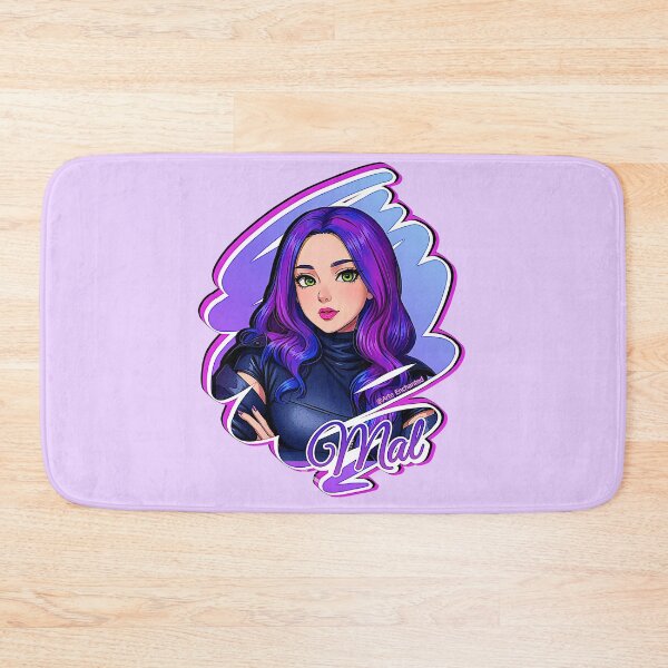 Item preview, Mal Purple Queen Star - Descendants 3 Manga Anime Cartoon Comics Style designed and sold by Arte Enchanted.