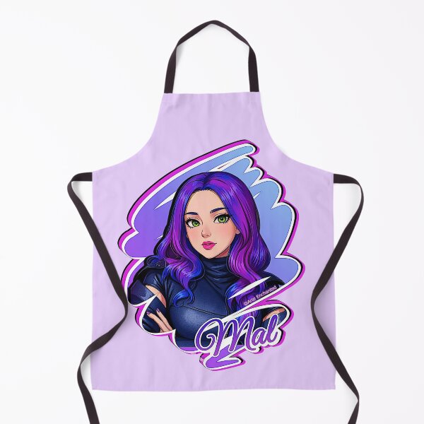 Item preview, Mal Purple Queen Star - Descendants 3 Manga Anime Cartoon Comics Style designed and sold by Arte Enchanted.