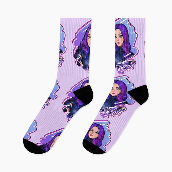 Item preview, Mal Purple Queen Star - Descendants 3 Manga Anime Cartoon Comics Style designed and sold by Arte Enchanted.