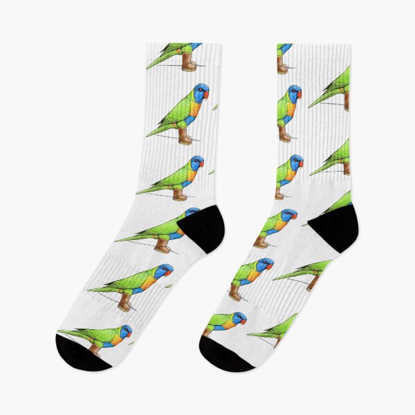 Item preview, Rainbow Lorikeet in Uggs Boots designed and sold by JimsBirds.
