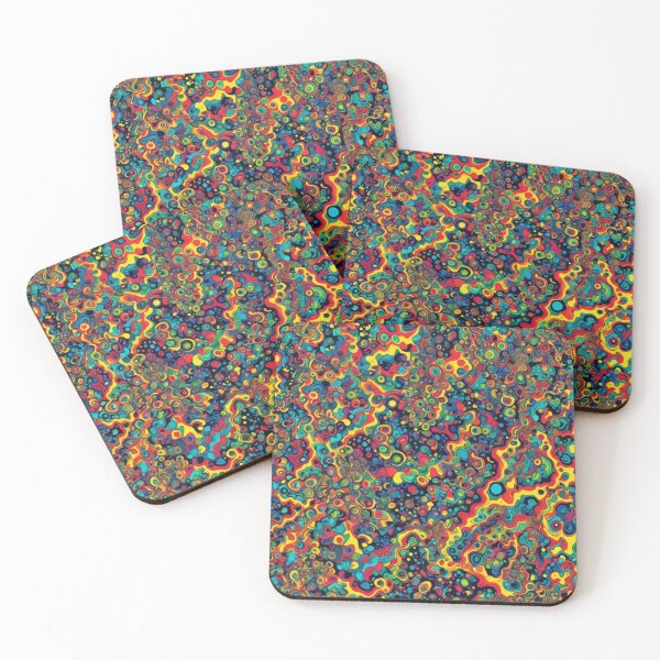 Item preview, Abstract Colorful Psychedelic Pattern designed and sold by calibrit.