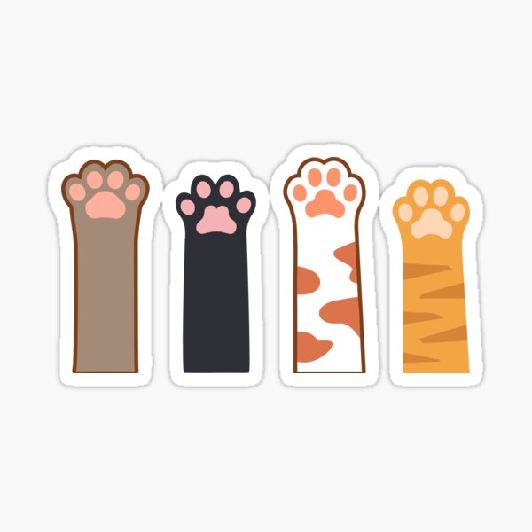 Item preview, Cat Kitten Paw Various Colors designed and sold by AlyBee15.