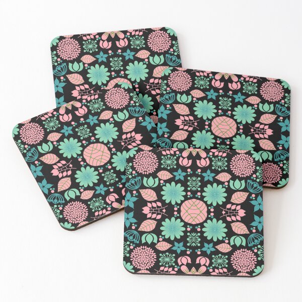 Item preview, Colorful flowers patterns  designed and sold by AnyMar2023.