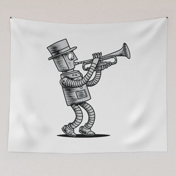 Item preview, The trumpet Robot. designed and sold by paulo silveira.