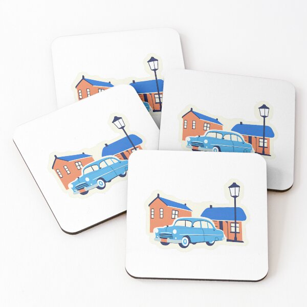Item preview, Blue Classic Car designed and sold by KINGSMILESTORE.