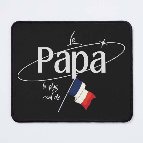 Item preview, Le papá le plus cool de France (Coolest dad in France) designed and sold by SillyShibas.