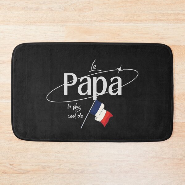 Item preview, Le papá le plus cool de France (Coolest dad in France) designed and sold by SillyShibas.