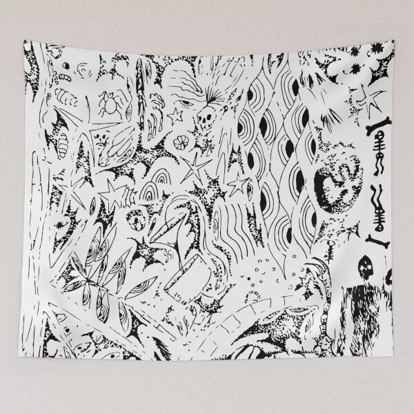 Item preview, Ghibli Drawing Collage designed and sold by kokopuffed.