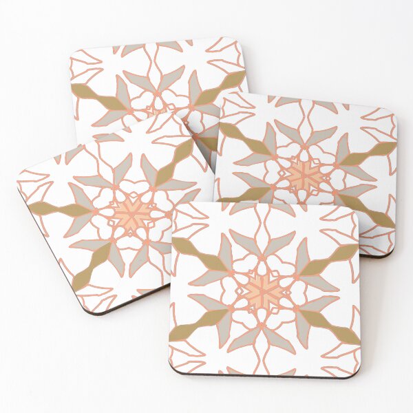 Item preview, Geo Peach Daisy designed and sold by Ldydesign.