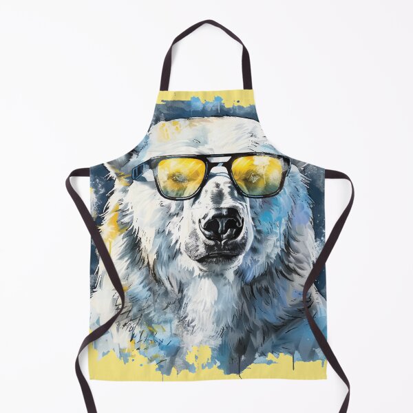 Item preview, Colorful/Colorful polar bear with sunglasses 03 designed and sold by Batch-C91.