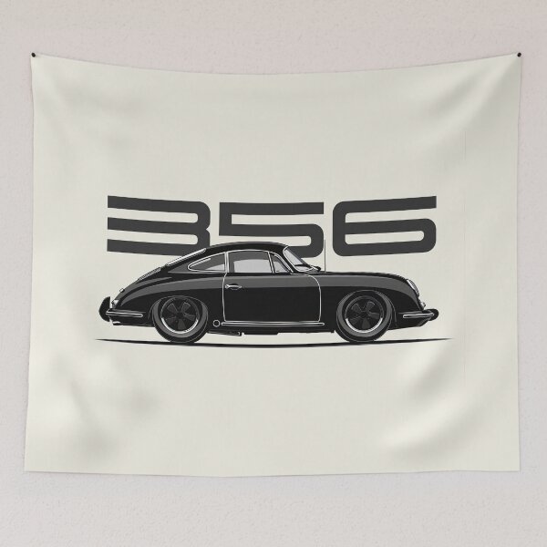 Item preview, 356 Restomod Side Profile illustration designed and sold by blackdogshop.