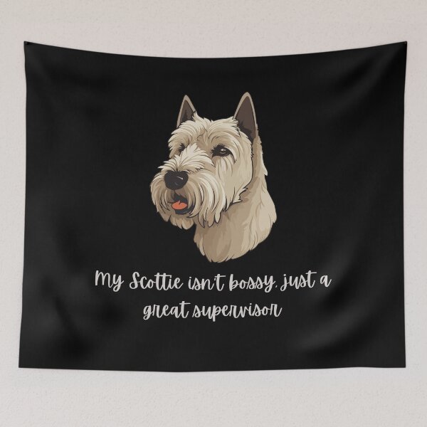 Item preview, Bossy Wheaten Scottie designed and sold by DuchessDesign81.