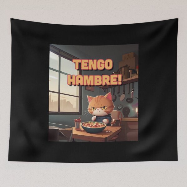 Item preview, I'M HUNGRY FUNNY QUOTES SPANISH designed and sold by La Loca.