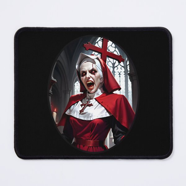 Item preview, Creepy Demonic Zombie Nun designed and sold by TheArtOfPat.
